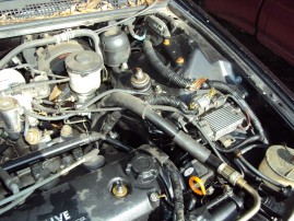 1991 HONDA  ACCORD EX SDN, 2.2L AUTO, COLOR BLACK, STL A15183